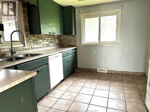 3615 Longfellow, Windsor, ON - Indoor Photo Showing Kitchen With Double Sink