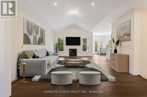 74 Ruby Ridge, Oro-Medonte, ON - Indoor Photo Showing Living Room With Fireplace