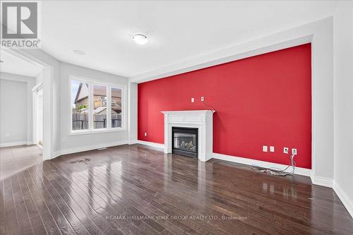 2094 Webster Blvd | Living room Gas Fireplace - 2094 Webster Boulevard, Innisfil, ON - Indoor Photo Showing Living Room With Fireplace