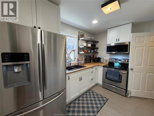 858 Laporte, Windsor, ON - Indoor Photo Showing Kitchen With Stainless Steel Kitchen With Double Sink