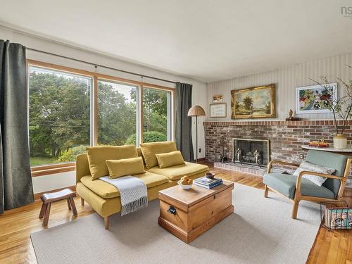 22 Kent Road, Kentville, NS - Indoor Photo Showing Living Room With Fireplace
