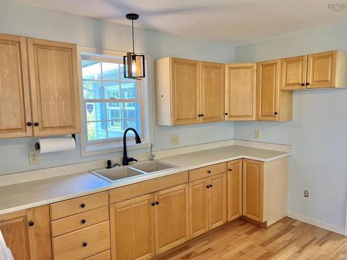 3533 Highway 1, Beaver River, NS - Indoor Photo Showing Kitchen With Double Sink