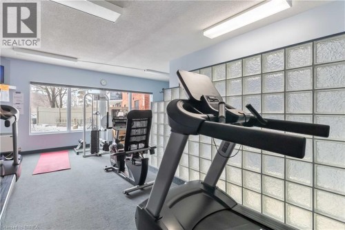 9 Bonheur Court Unit# 506, Brantford, ON - Indoor Photo Showing Gym Room