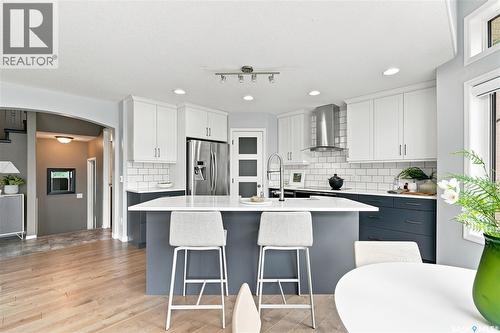 311 Lashyn Cove, Saskatoon, SK - Indoor Photo Showing Kitchen With Stainless Steel Kitchen With Upgraded Kitchen