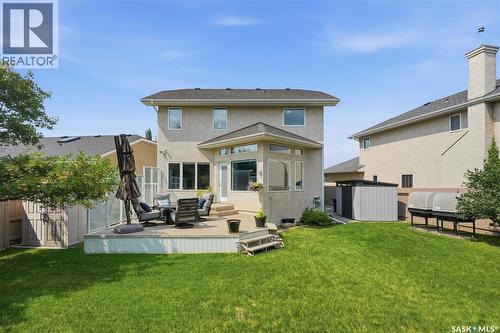 311 Lashyn Cove, Saskatoon, SK - Outdoor With Deck Patio Veranda With Backyard With Exterior