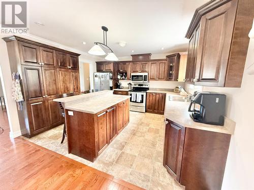 1 Griffin Street, Grand Falls-Windsor, NL - Indoor Photo Showing Kitchen With Double Sink