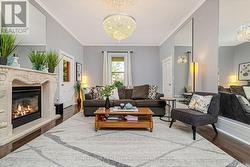 Family Room With Fireplace - 