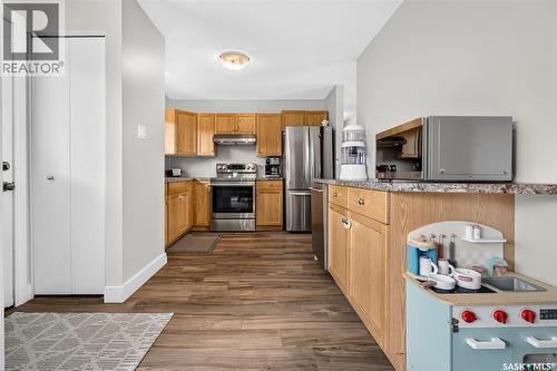 951 Holdsworth Crescent, Moose Jaw, SK - Indoor Photo Showing Kitchen With Stainless Steel Kitchen