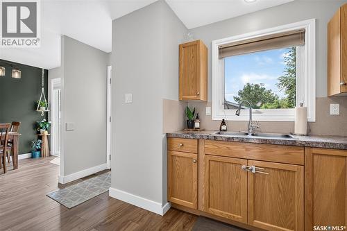 951 Holdsworth Crescent, Moose Jaw, SK - Indoor Photo Showing Kitchen With Double Sink