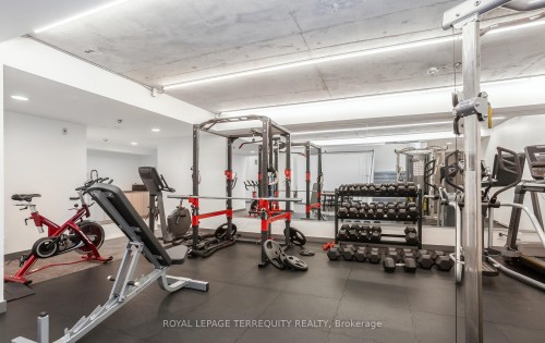 704-50 Camden Street, Toronto, ON - Indoor Photo Showing Gym Room