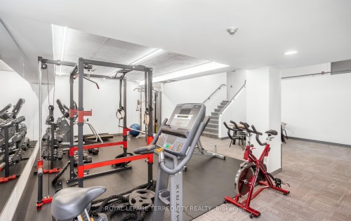704-50 Camden Street, Toronto, ON - Indoor Photo Showing Gym Room