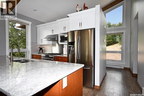 22 Tranquility Drive, Cowan Lake, SK - Indoor Photo Showing Kitchen With Double Sink