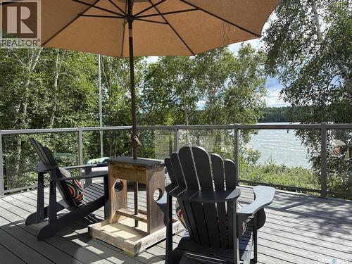 22 Tranquility Drive, Cowan Lake, SK - Outdoor With Body Of Water With Deck Patio Veranda With Exterior