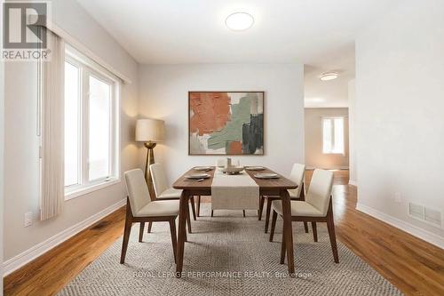 Diningroom *virtually styled - 127 Finn Court, Ottawa, ON - Indoor Photo Showing Dining Room
