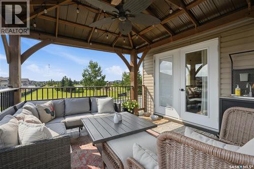 621 Braun Lane, Warman, SK - Outdoor With Deck Patio Veranda With Exterior