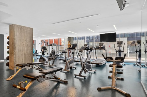 Salle d'exercice - 803-1450 Boul. René-Lévesque O., Montréal (Ville-Marie), QC - Indoor Photo Showing Gym Room