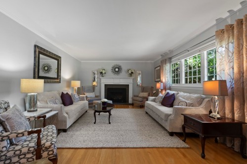 Salon - 95 Rue Maple, Hudson, QC - Indoor Photo Showing Living Room With Fireplace
