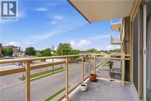 87 St George Street Unit# 403, Brantford, ON - Outdoor With Balcony With Exterior