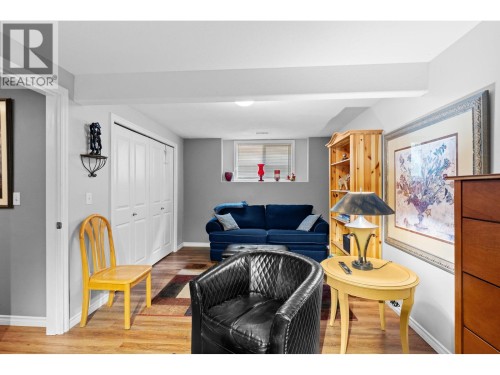 2nd bedroom downstairs. - 4000 Gallaghers Terrace, Kelowna, BC - Indoor Photo Showing Living Room