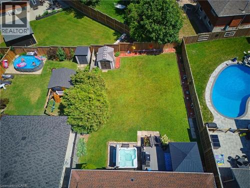164 Hanover Place, Hamilton, ON - Outdoor With Above Ground Pool
