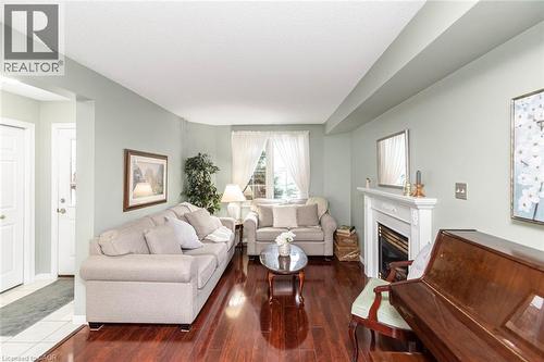 10 Richview Drive, Hamilton, ON - Indoor Photo Showing Living Room With Fireplace