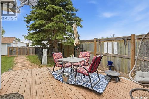 507 Railway Avenue, Bulyea, SK - Outdoor With Deck Patio Veranda With Exterior