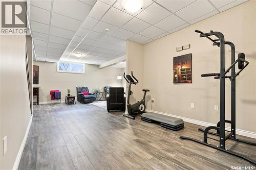 506 Antler Crescent, Warman, SK - Indoor Photo Showing Gym Room