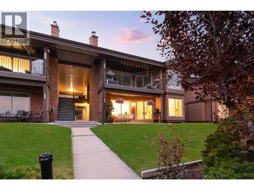 Exterior Twilight Photo - 2226 Golf Course Drive, West Kelowna, BC - Outdoor With Deck Patio Veranda