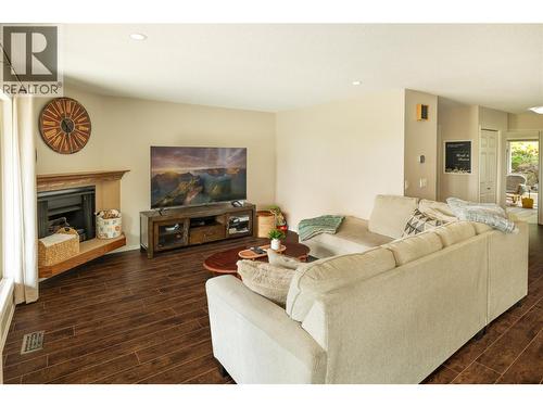 Living Room - 2226 Golf Course Drive, West Kelowna, BC - Indoor Photo Showing Living Room With Fireplace