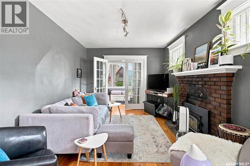 179 Angus Crescent, Regina, SK - Indoor With Fireplace