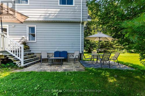 Rear Patio - 150 Lafontaine Road E, Tiny, ON - Outdoor With Deck Patio Veranda