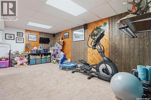329 1St Avenue E, Mortlach, SK - Indoor Photo Showing Gym Room