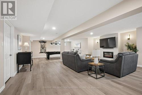 30 Duncan Court, Centre Wellington, ON - Indoor Photo Showing Living Room With Fireplace