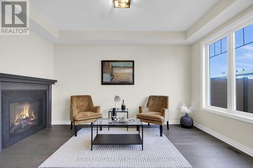207 Willow Aster Circle, Ottawa, ON - Indoor Photo Showing Living Room With Fireplace