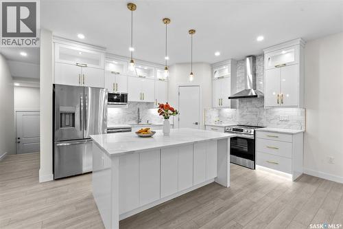 138 Sharma Lane, Saskatoon, SK - Indoor Photo Showing Kitchen With Upgraded Kitchen