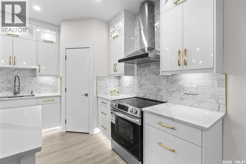 138 Sharma Lane, Saskatoon, SK - Indoor Photo Showing Kitchen With Upgraded Kitchen