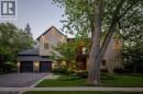 Stone and siding exterior with a dark shingle roof - 253 Rossmore Boulevard, Burlington, ON  - Outdoor 