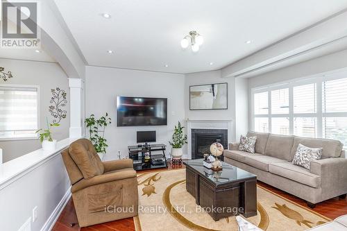 3340 Ferris Street, Burlington, ON - Indoor Photo Showing Living Room With Fireplace
