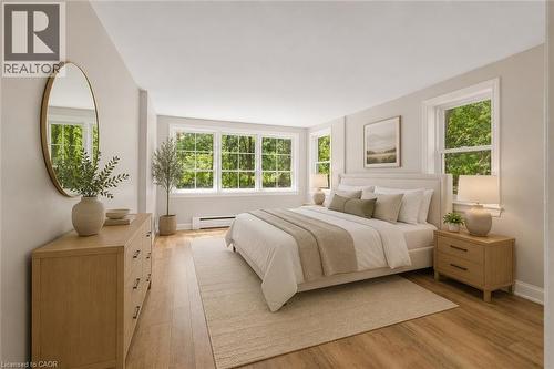VIRTUALLY STAGED IMAGE - 41 Mill Street, Mississauga, ON - Indoor Photo Showing Bedroom