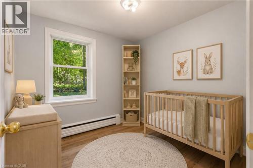 VIRTUALLY STAGED IMAGE - 41 Mill Street, Mississauga, ON - Indoor Photo Showing Bedroom