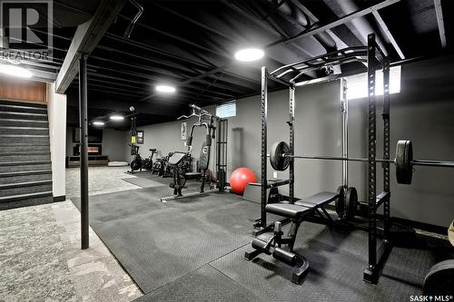 2734 Poplar Place E, Regina, SK - Indoor Photo Showing Gym Room