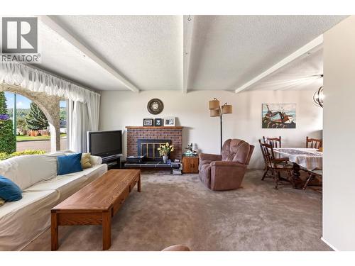 2460 Devonshire Crescent, Prince George, BC - Indoor Photo Showing Living Room With Fireplace