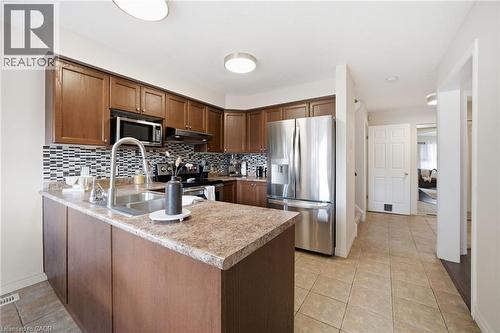 120 Yates Avenue, Cambridge, ON - Indoor Photo Showing Kitchen With Stainless Steel Kitchen With Double Sink