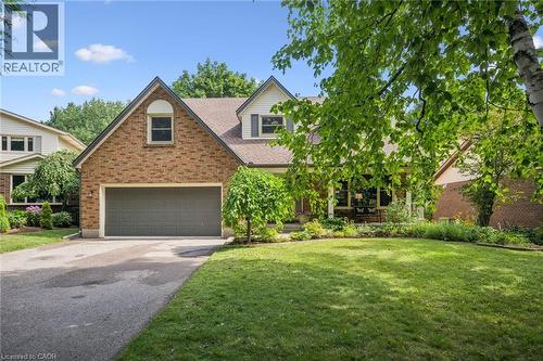 Brick exterior with gabled roofline - 119 Sandy Ridge Place, Waterloo, ON - Outdoor