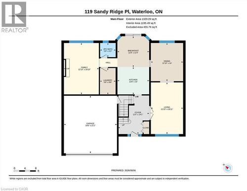Floor plan - 119 Sandy Ridge Place, Waterloo, ON - Other