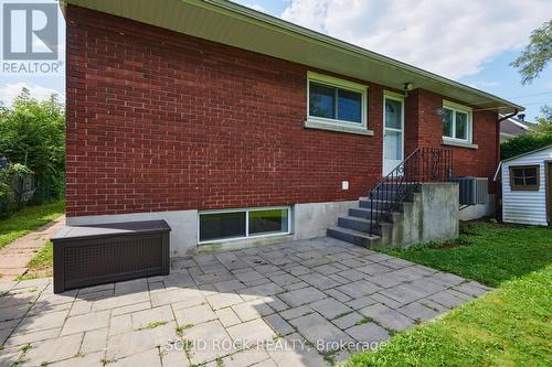 Interlock patio in the backyard - 1227 Portland Avenue, Ottawa, ON - Outdoor With Exterior