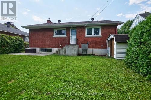 Back door leads directly to the basement - 1227 Portland Avenue, Ottawa, ON - Outdoor With Exterior