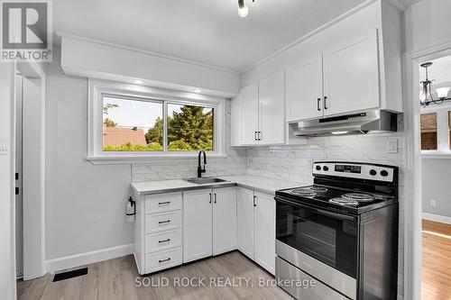 Kitchen refreshed and new appliances 2025 - 1227 Portland Avenue, Ottawa, ON - Indoor Photo Showing Kitchen