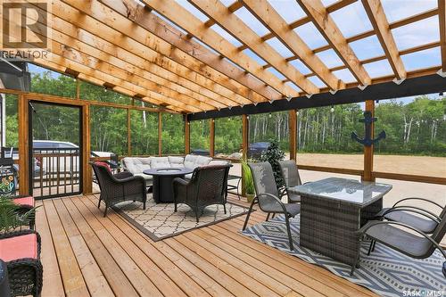 501 Coner Heights, Barrier Lake, SK - Outdoor With Deck Patio Veranda With Exterior
