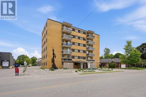 403 - 87 St George Street, Brantford, ON - Outdoor With Balcony With Facade
